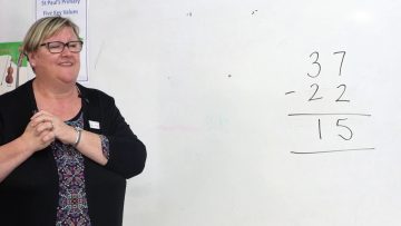 Numeracy – 2 Digit Minus 1 Digit Subtraction